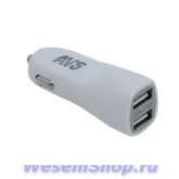 Автомобильное зарядное устройство с 2 USB портами UC-423 3100мA